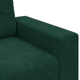 Divano Divanetto Verde Scuro 180x77x82 cm in Velluto