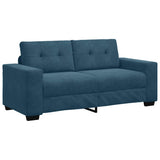 Divano Divanetto Blu 180x77x82 cm in Velluto