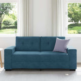 Divano Divanetto Blu 180x77x82 cm in Velluto