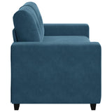 Divano Divanetto Blu 180x77x82 cm in Velluto
