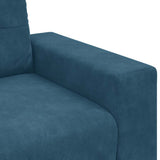 Divano Divanetto Blu 180x77x82 cm in Velluto
