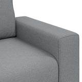 Poltrona Sofa Grigio chiaro 100 cm Tessuto