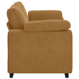 Divano Divanetto Marrone 180x77x82 cm in Velluto