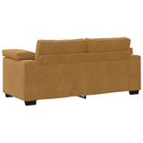 Divano Divanetto Marrone 180x77x82 cm in Velluto