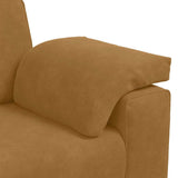 Divano Divanetto Marrone 180x77x82 cm in Velluto