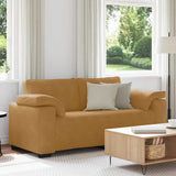Divano Divanetto Marrone 180x77x82 cm in Velluto