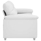 Divano a 2 posti Bianco in Similpelle 180x81x84 cm