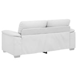 Divano a 2 posti Bianco in Similpelle 180x81x84 cm