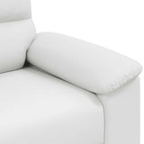 Divano a 2 posti Bianco in Similpelle 180x81x84 cm