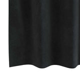 Tende oscuranti 2 pcs Nero 140 x 225 cm Velluto