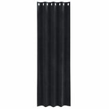 Tende oscuranti 2 pcs Nero 140 x 225 cm Velluto