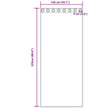 Tende oscuranti 2 pcs Nero 140 x 225 cm Velluto