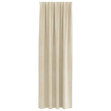 Tende oscuranti 2 pcs Crema 140 x 245 cm Velluto