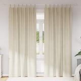 Tende oscuranti 2 pcs Crema 140 x 225 cm Velluto
