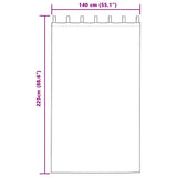 Tende oscuranti 2 pcs Crema 140 x 225 cm Velluto