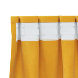 Tende oscuranti 2 pcs Giallo senape 140 x 225 cm Velluto