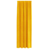 Tende oscuranti 2 pcs Giallo senape 140 x 225 cm Velluto