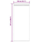 Tende oscuranti 2 pcs Giallo senape 140 x 225 cm Velluto