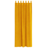 Tende oscuranti 2 pcs Giallo senape 140 x 245 cm Velluto
