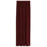 Tende oscuranti 2 pcs Rosso Vino 140 x 225 cm Velluto