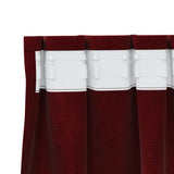 Tende oscuranti 2 pcs Rosso Vino 140 x 260 cm Velluto