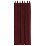 Tende oscuranti 2 pcs Rosso Vino 140 x 245 cm Velluto