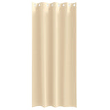 Tende Blackout con Anelli 2 pcs Crema 225 x 140 cm Poliestere
