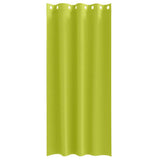 Tende Blackout con Anelli 2 pcs Verde 225 x 140 cm Poliestere