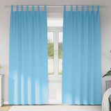 Tende Blackout con Anelli 2 pcs Blu Chiaro 225 x 140 cm