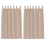 Tende Blackout con Anelli 2 pcs Talpa 175 x 140 cm Poliestere
