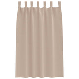 Tende Blackout con Anelli 2 pcs Talpa 175 x 140 cm Poliestere