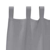Tende Blackout con Anelli 2 pcs Grigio chiaro 225 x 140 cm