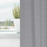 Tende Blackout con Anelli 2 pcs Grigio chiaro 225 x 140 cm