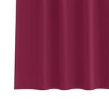 Tende Blackout con Anelli 2 pcs Rosso Vino 140 x 140 cm