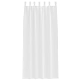Tende Blackout con Anelli 2 pcs Bianco Puro 245 x 140 cm