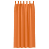 Tende Blackout con Anelli 2 pcs Arancione Vivo 225 x 140 cm