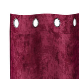 Tende in Velluto 2 pcs Rosso vino 245 x 140 cm Velluto