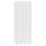 Tenda in Pizzo con tende Floreale Bianco 245x150cm Poliestere