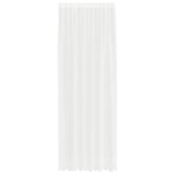 Tenda in Pizzo con tende Bianco 260 x 150 cm Poliestere
