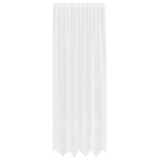 Tenda in Pizzo con tende Bianco 260 x 150 cm Poliestere
