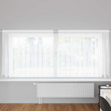 Tenda in Pizzo con tende Bianco 180 x 300 cm Poliestere