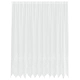 Tenda in Pizzo con tende Bianco 220 x 300 cm Poliestere