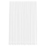 Tenda in Pizzo con tende Bianco 300 x 300 cm Poliestere