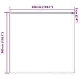 Tenda in Pizzo con tende Bianco 300 x 300 cm Poliestere
