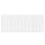 Tenda in Pizzo con tende Bianco 100 x 400 cm Poliestere