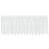 Tenda in Pizzo con tende Bianco 100 x 400 cm Poliestere