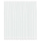 Tenda in Pizzo con tende Bianco 300 x 400 cm Poliestere