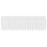 Tenda in Pizzo con tende Bianco 100 x 500 cm Poliestere