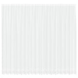 Tenda in Pizzo con tende Bianco 300 x 500 cm Poliestere