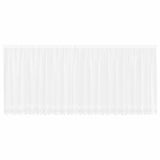 Tenda in Pizzo con tende Bianco 160 x 600 cm Poliestere